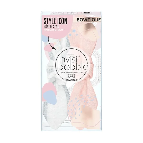 invisibobble® BOWTIQUE DUO 
Nordic Breeze Summer Lemming Go