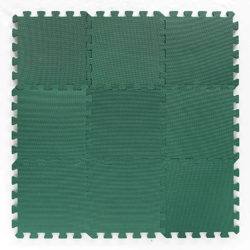 BABYDAN Podložka hracia puzzle Dark Green 90x90 cm 1×1 ks