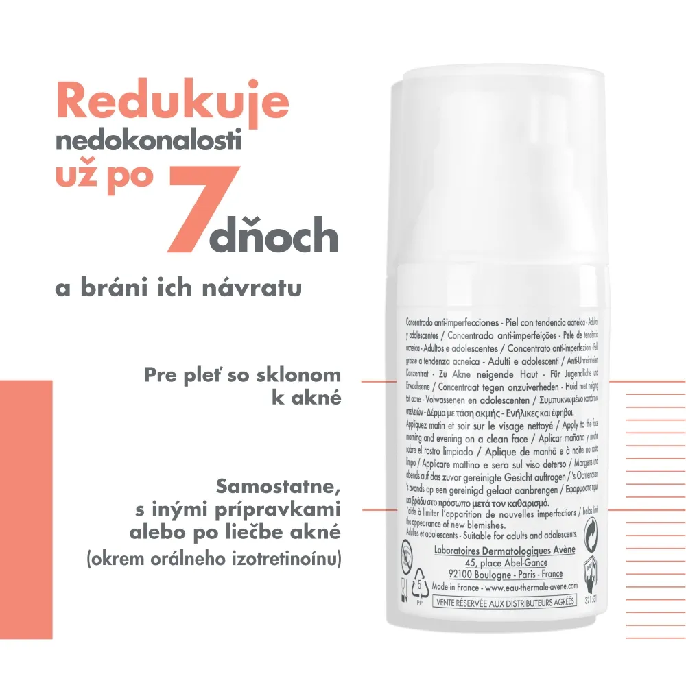 AVENE CLEANANCE COMEDOMED 1×30 ml, koncentrát proti akné