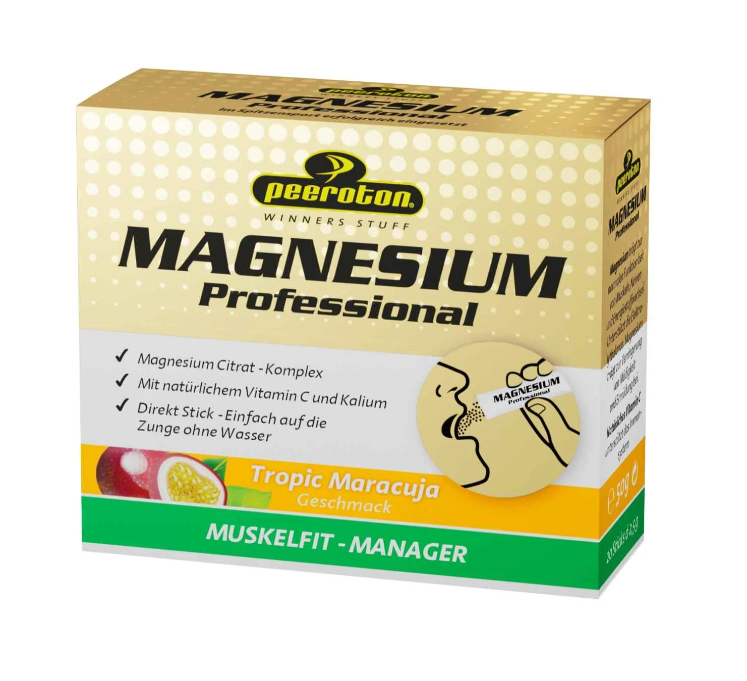 Peeroton MAGNESIUM Professional 20x2.5g tropic