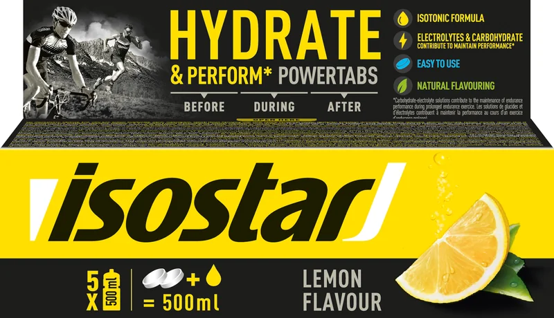 ISOSTAR POWERTABS CITRÓN 120g