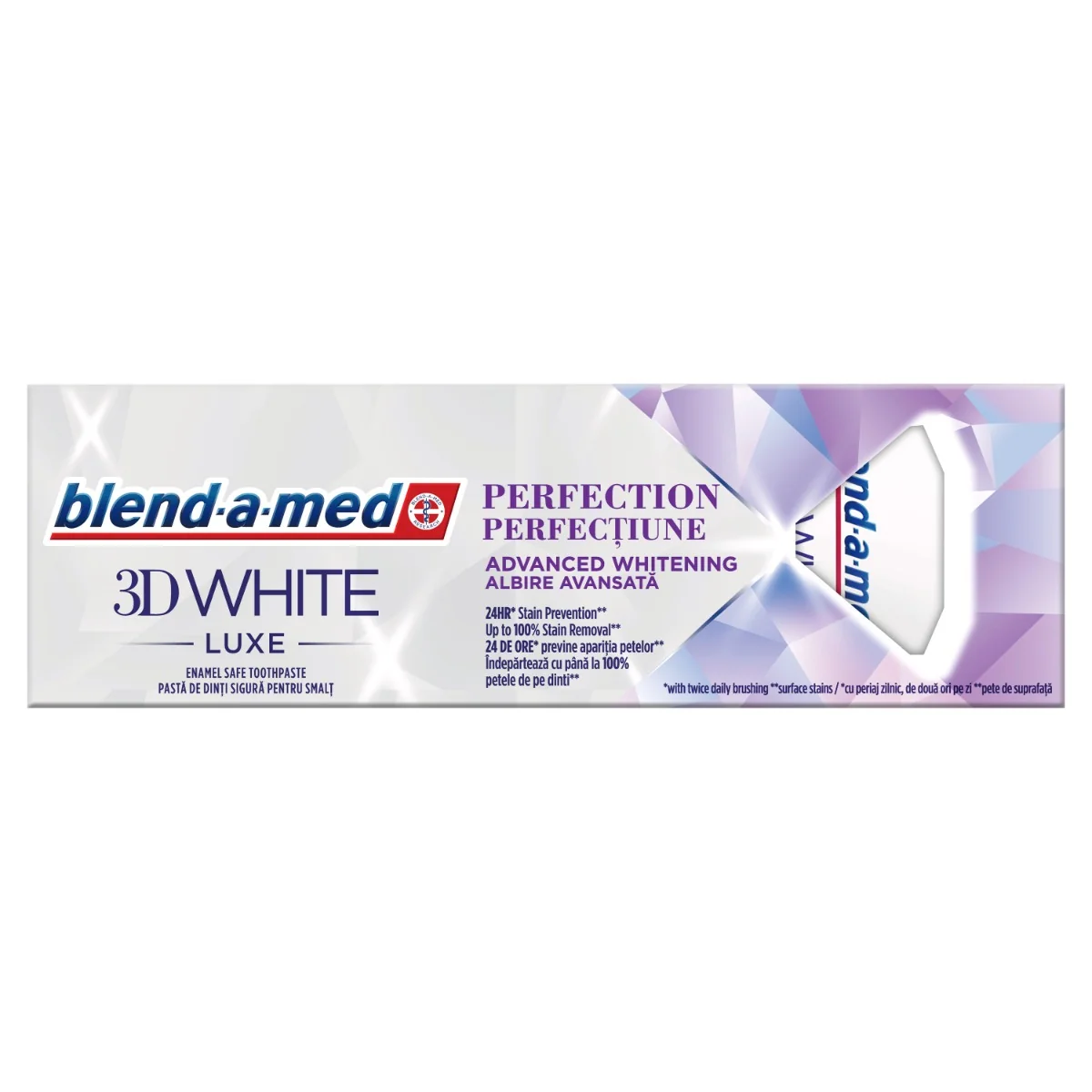 Blend-a-med 3D White Luxe Perfection zubná pasta75ml 1×75 ml, zubná pasta