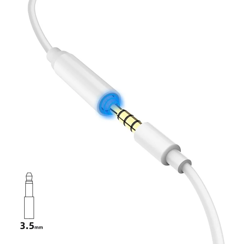 Dudao L16i adaptér Lightning / 3.5mm mini jack, biely 